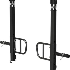 Waxman Deadlift Platform, 10FT x 7FT Weightlifting and Powerlifting Platform, Olympic Strength Training Dedicated Lifting Space with Band pegs